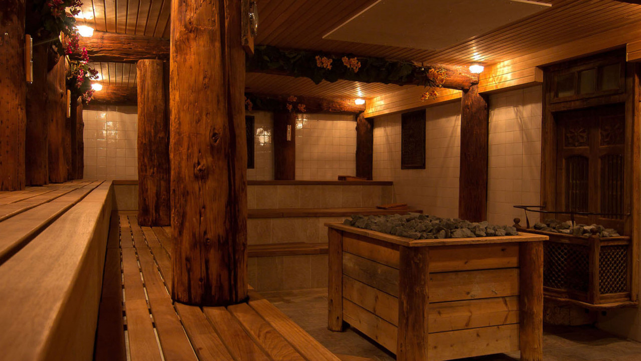 Romantische sauna bij wellnessresort Elysium