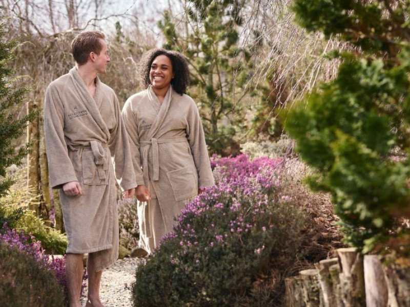 Kneipptuin in de lente bij Veluwse Bron